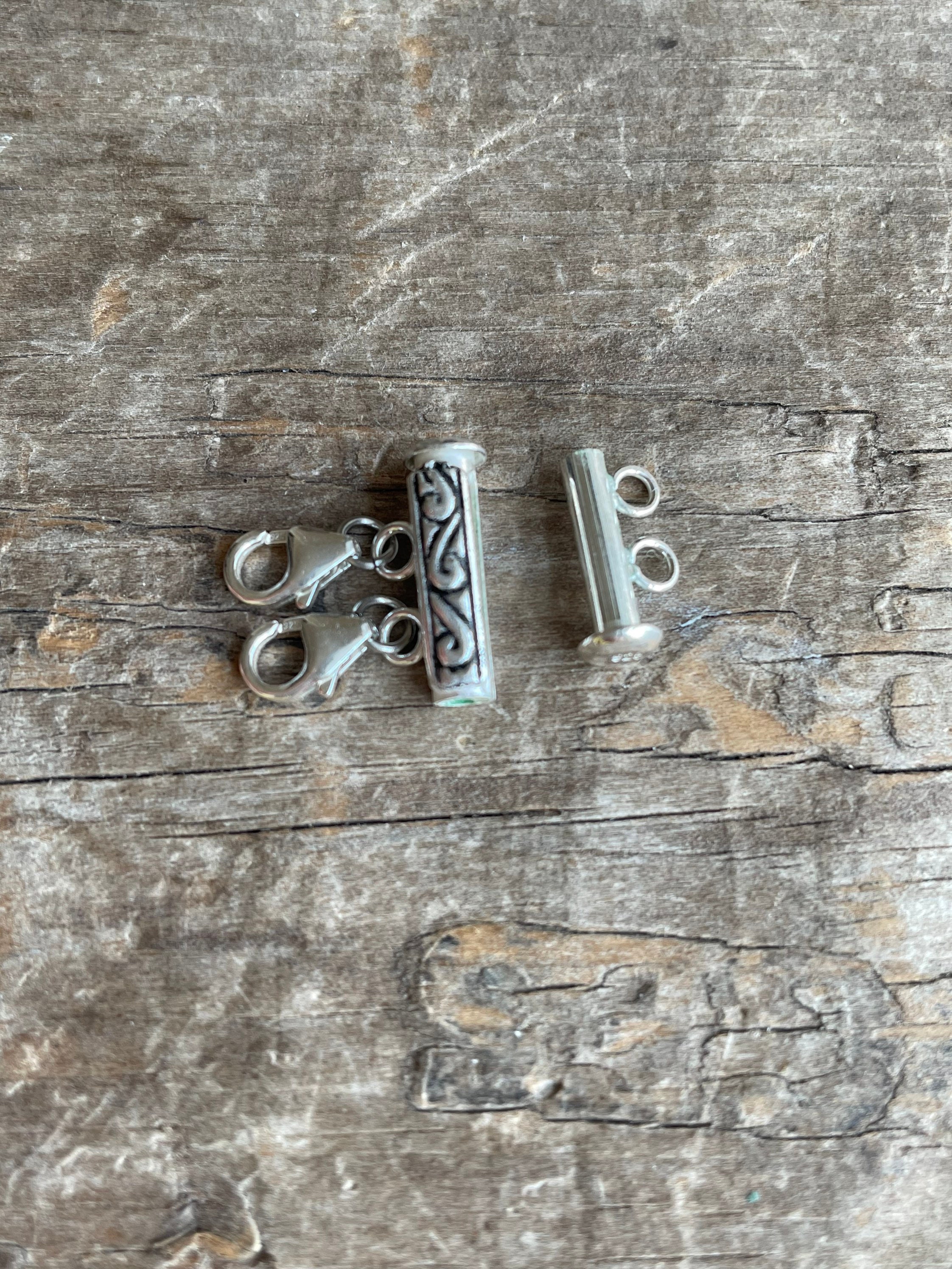 Layered Necklace Separator sterling silver multi strand necklace