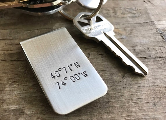 Personalized Money Clip Custom Initials Moneyclip One Inch Wide Money Clip Personalized Graduation Gift