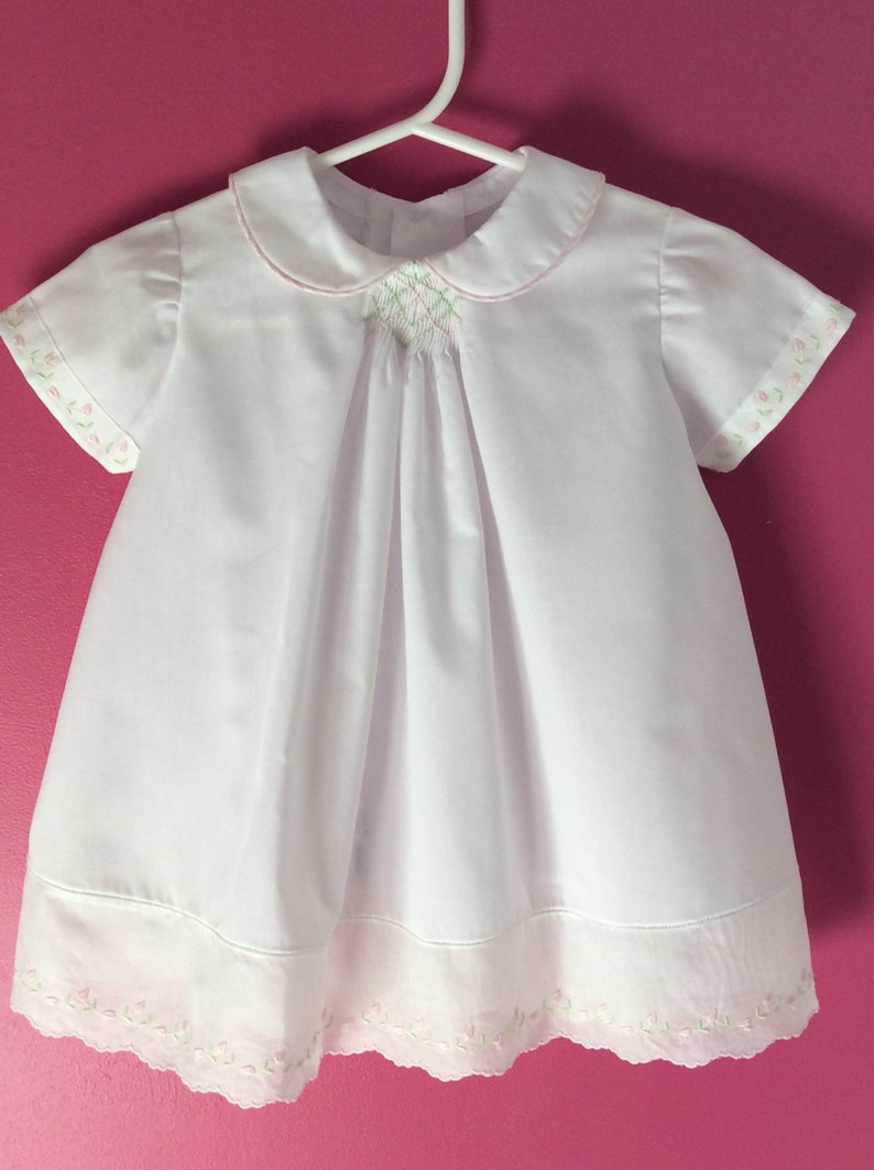 A Touch Of Smocking Hand Smocked Baby Dress Size 18 Months Etsy