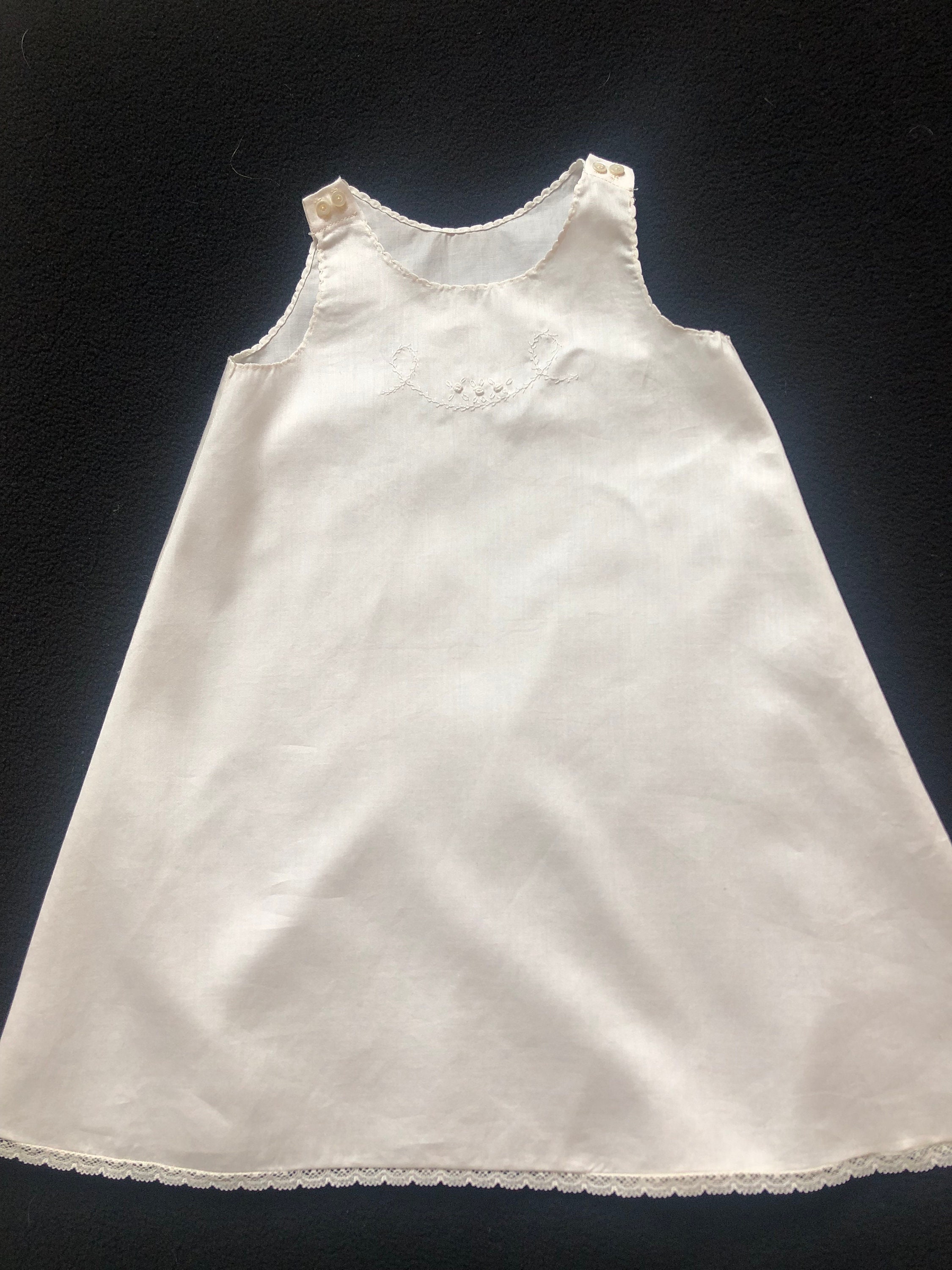 Christening Gown Slip baby A Line Slip Baptismal Gown Slip Dedication