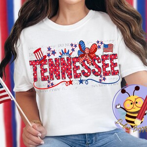 Tennessee Amerika Coquette Bow vlag wervelingen png transparante achtergrond digitale download ontwerp rood blauw 4 juli patriottische onafhankelijkheid