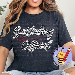 Gatlinburg Official Couple PNG-transparante achtergrond Digitale downloadontwerp voor T-shirts, bekers en makers Tennessee huwelijksverjaardag