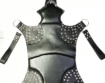Echte buffellederen seksschommel, bondage-sling voor volwassenen met beenbeugels