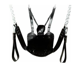 Handmade Leather Adult Sling, Bondage Restraint Swing