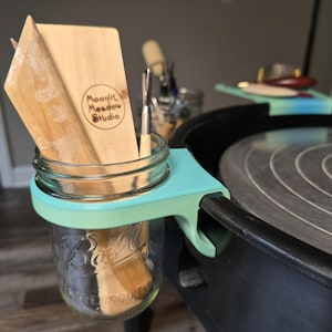 Pottery Wheel Heat Gun, Mason Jar, Drink Holder