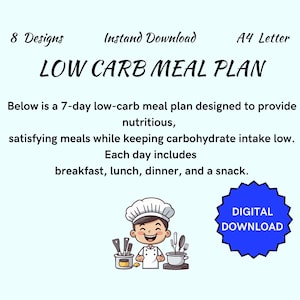 Low Carb Meal Plan | Low Carb | Low Carb Plan | Low Larb Foods | Low Carb Guide | Low Carb Food Guide | Low Carb Food Chart | Low Carb Plan