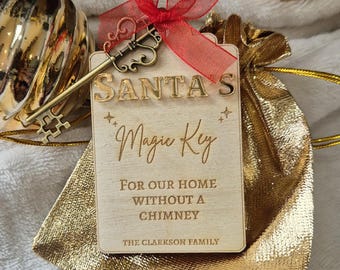 Personalised Santa's Magic Key: Christmas Eve for children