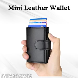 Portefeuille le plus minimaliste au monde, porte-cartes pour homme, porte-cartes pour femme, portefeuille en cuir minimaliste, portefeuille fin, portefeuille pour homme