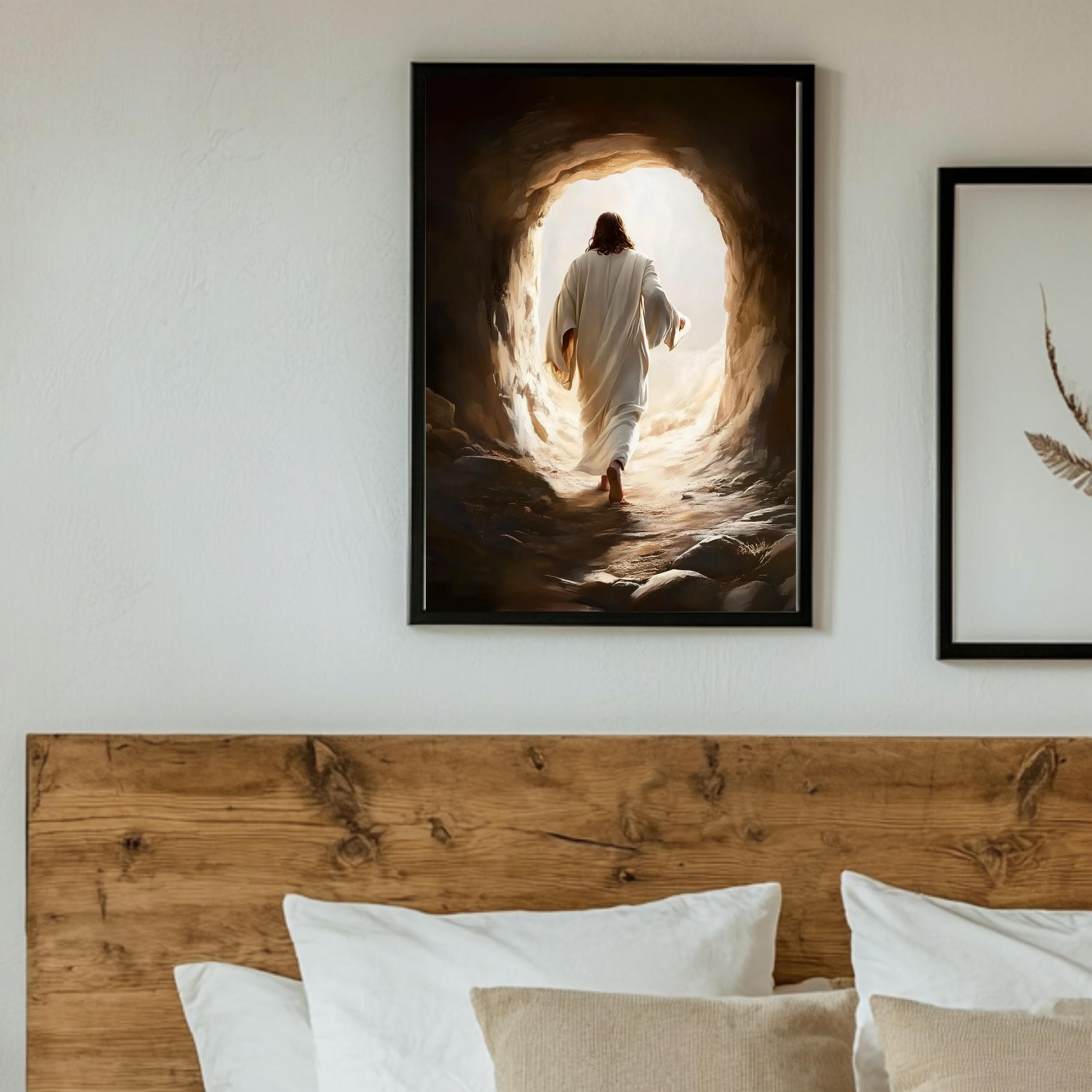 Jesus Christ Resurrected Painting | Easter Wall Art Digital Download ...