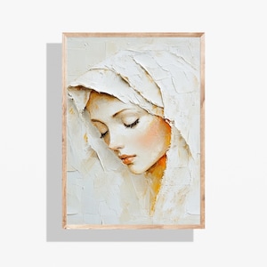 Our Lady of Grace Printable Art Virgin Mary Digital Download Catholic Home & Prayer Room Decor Mother Mary Virgin Mary  Gift for her Mother