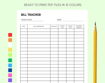 Bill Tracker