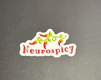 Adhesivo de vinilo impermeable de 3" de Neurospicy