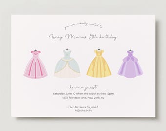 Pretty Princess | Kids Birthday Invitation