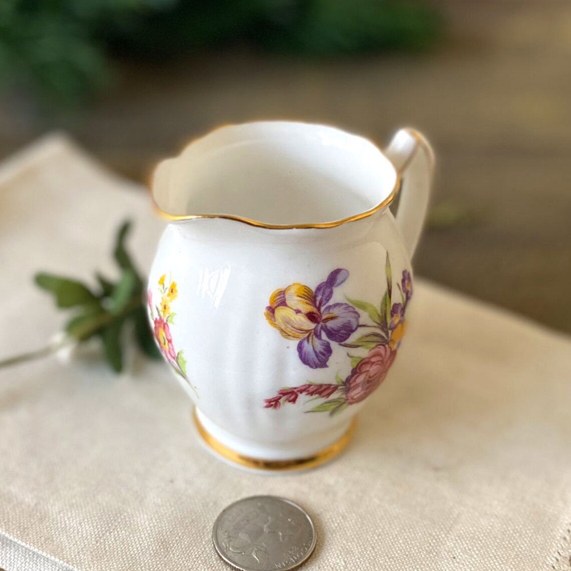 Bone China Creamer Pitcher Phoenix Bone China 3 Etsy