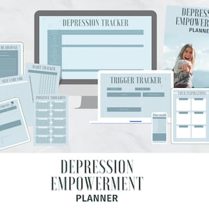 Digital Depression Empowerment Journal - Comprehensive Tracker for Self-care & Growth - Etsy