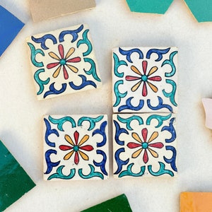 Custom Made Colorful 4&quot; x 4&quot; Pottery Tiles - Kitchen Ceramic Tiles