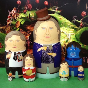 Willy Wonka and the Chocolate Factory Matryoshka Dolls