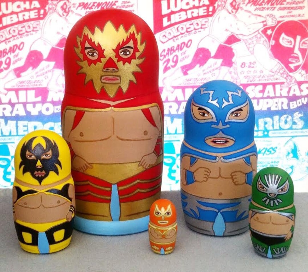 Los Lucha Libre - Etsy