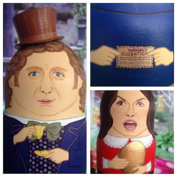 willy wonka nesting dolls