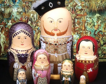 The Six Wives of Henry VIII Matryoshka Dolls