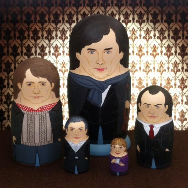 BBC Sherlock Matryoshka Dolls