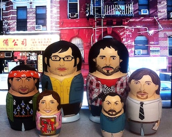 Flight of the Conchords Double Trio Matryoshka Dolls