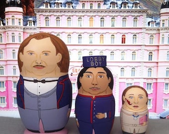 The Grand Budapest Hotel Mini Matryoshka Dolls