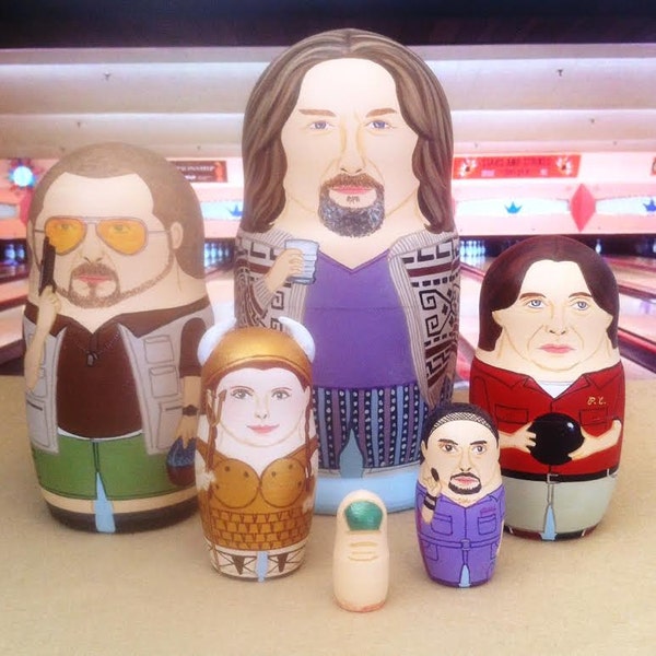 Big Lebowski DELUXE Matryoshka Dolls