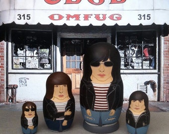 Ramones Matryoshka Dolls Version 2