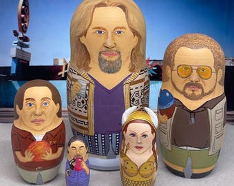 The Big Lebowski Matryoshka Dolls
