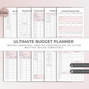 2025 Budget Planner, Finance Organizer, Daily Expense Tracker, Money Management Journal, Personal Budgeting Tool