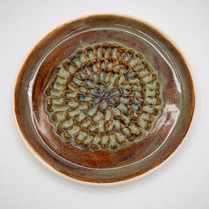 Rustic Green Handmade Ceramic Garlic Grater Dish for Kitchen | Unique Tool for Cooking | Dishwasher Safe
