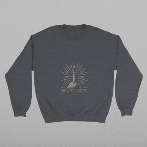 Schwert im Stein Pullover – Excalibur Celtic Sword Sweater | Mittelalter Ritter Fantasy Irland Mythen Kleidung | Arthursage Geschenk