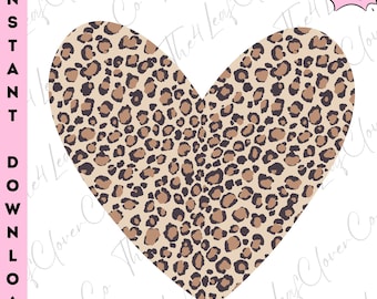 Luipaardhart PNG, Valentijnshart T-shirtontwerp, leuke Valentijnsdag, trendy Valentijnshart, Valentijnsdag ontwerpen, digitaal bestand