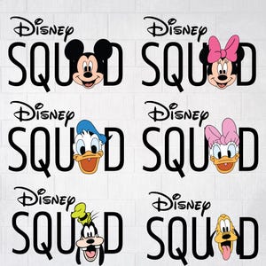 Mickey and Friends Png, Disney Squad Png, Family Trip 2025 Png, Family Vacation Png, Friend Squad Png,Vacay Mode Png,Bundle Family Squad Png