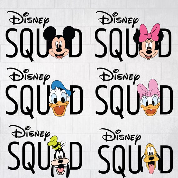 Mickey and Friends Png, Disney Squad Png, Family Trip 2026 Png, Family Vacation Png, Friend Squad Png,Vacay Mode Png,Bundle Family Squad Png