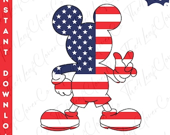 4. Juli Mickey PNG, Mickey Inabhängigkeitstag Png, Vaterländische Flagge Png, 4. Juli Png, Disney 4. Juli