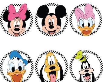 Checkered Mickey and Friends PNG Design, Retro Mouse and Friends Png, Checkered Mouse Png, Family Vacation Shirt Png, Family Trip Shirt Png