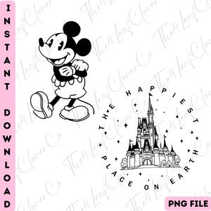 The Happiest Place On Earth Png, Magical Castle Png, Mouse Castle Png, Family Vacation Shirt Png, Magical Kingdom Png, Family Trip Png