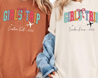 Camisetas Comfort Colors® para chicas, conjunto de vacaciones para mujer, camisetas a juego para despedida de soltera