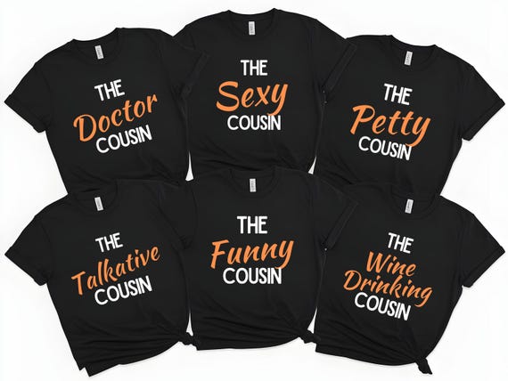 Cousin Crew Shirts, Funny Family Reunion Tees