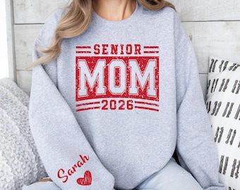 Sudadera para mamá de graduados, Camiseta de mamá para graduados, Generación 2026, Regalo para padres de graduados