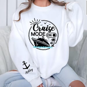 Custom Cruise Squad T-Shirt, Personalized Cruise Mode On Shirt, Matching Family Tees