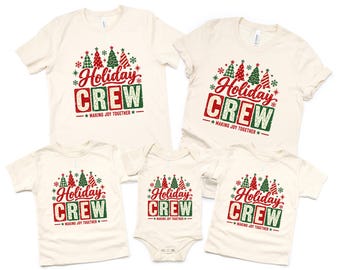 Christmas Family Shirt, Matching Holiday Tee, Festive Christmas Crewneck, Family Gift