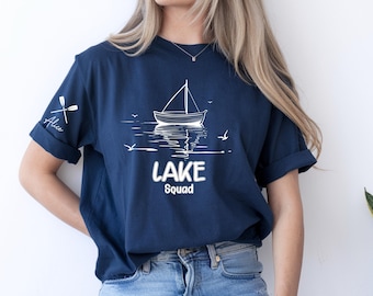 Custom Lake Trip Shirt, Personalized Outdoor Vacation Tee, Matching Camping Tshirts