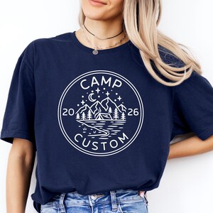 unisex camping t shirt camp custom 2026 outdoor nature graphic tee perfect for summer camp retreat hiking weekend trip cabin vibes forest adventure outfit