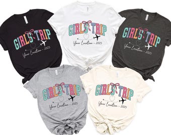 Camiseta de viaje personalizada para chicas: camiseta de viaje personalizada, sudadera de vacaciones para mujer