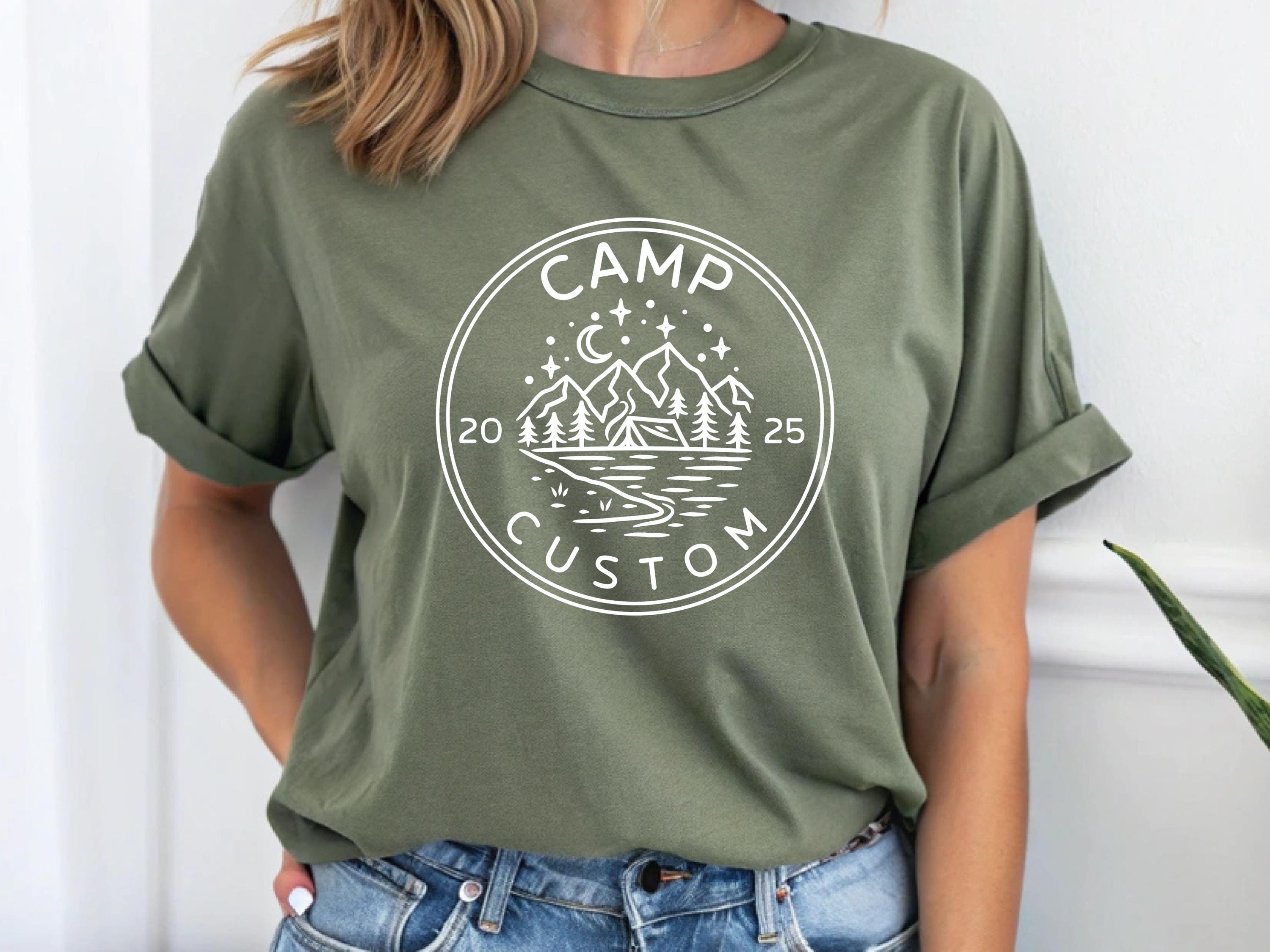 Custom T-shirt, Camp Gifts, Custom Camp Shirt, Camp Crew Shirt, Camp Custom Shirt, Camping Family Shirt, Camp Life Shirt, Family Camping Tee
