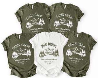 Camp Bachelorette Party Shirt, Cabin Mountain Bride Tee, Hiking Bridal Party, Mountain Bride Tee, Lake Bachelorette, Camp Themed Bach Party