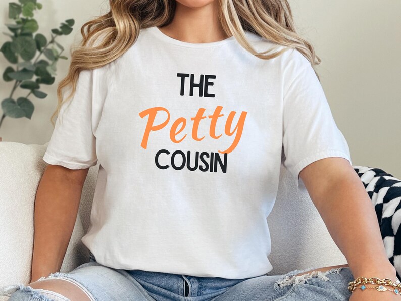 Cousin crew matching shirts, custom cousin title t-shirts, family trip outfit ideas, funny cousin shirts for vacations, reunion matching shirts, personalized family group tops, humorous cousin personality shirts, cute cousin matching apparel, group travel outfits, custom lettering cousin shirts